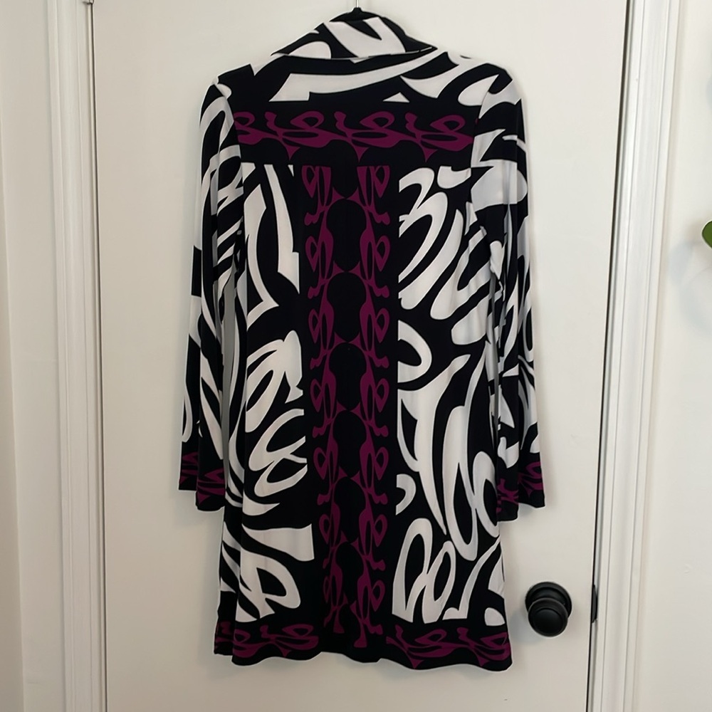 Nicole Miller Patterned Collared Shift Dress NWT … - image 7